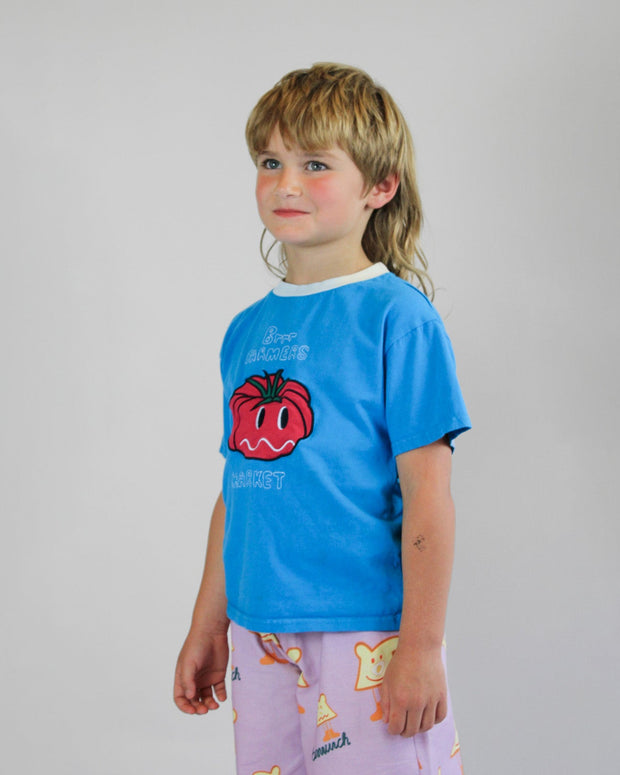Tomato embroidered Brrr kids T-shirt, alternate product view