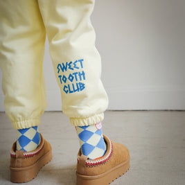 KIDS SWEAT PANTS WITH SWEET TOOTH CLUB EMBROIDERY