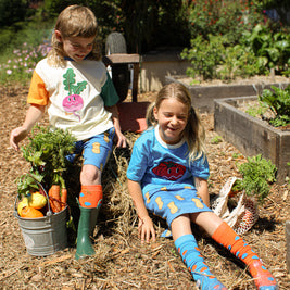 KIDS TOMATO EMBROIDERED T-SHIRT - COTTON KIDS T-SHIRT